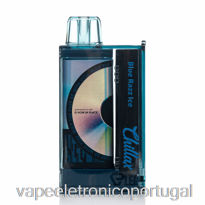 Vape Eletrônico Chillax 15000 Descartável Azul Razz Ice